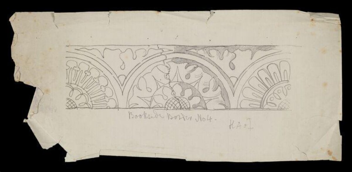 Pencil Sketch of Decorative Border