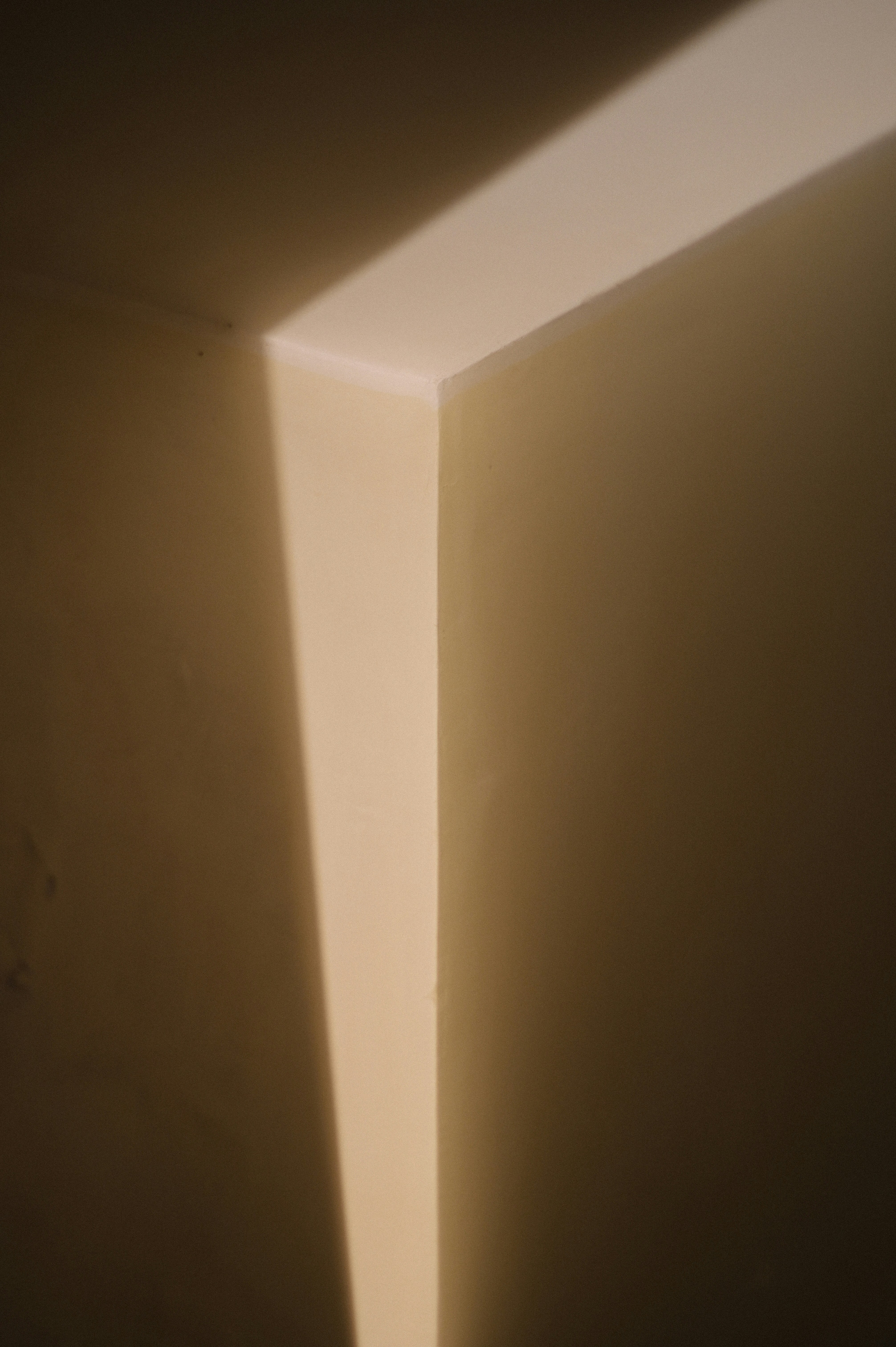 Sunlight on Indoor Wall Corner