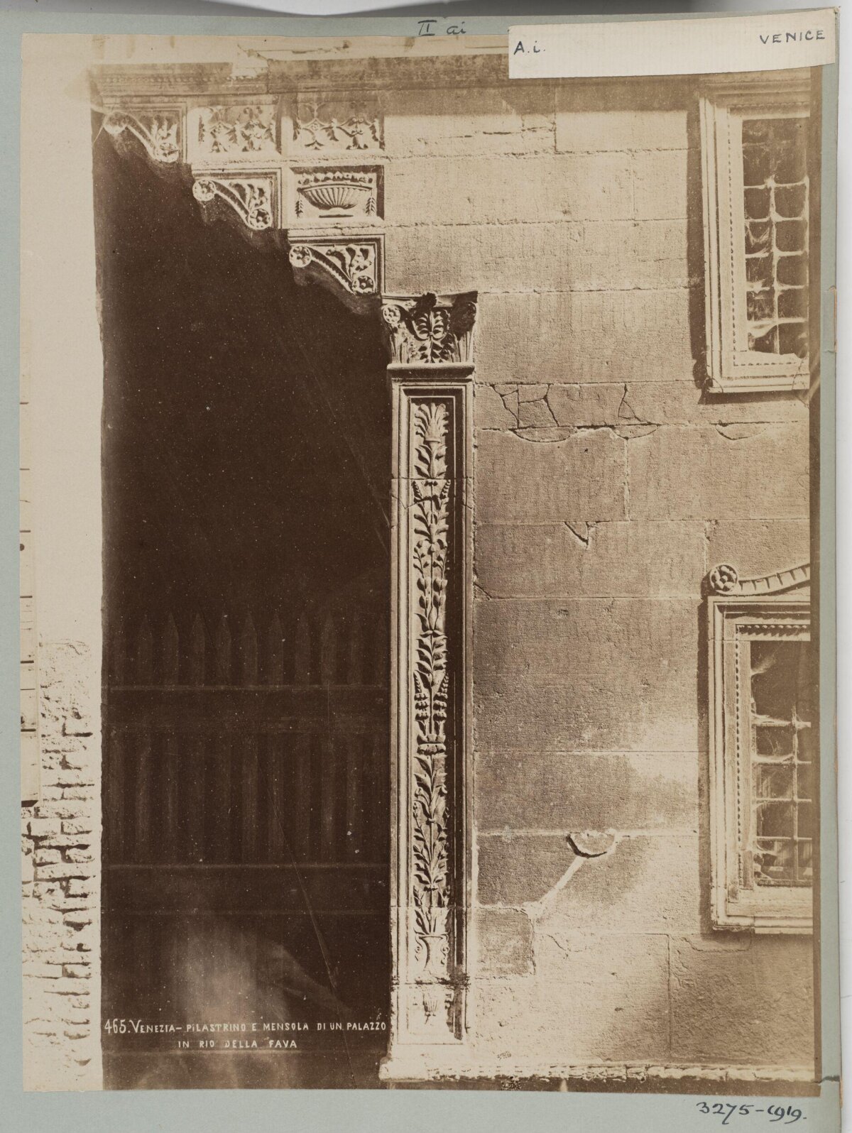 Vintage Venice Palace Architectural Detail