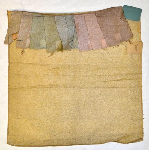 Vintage Fabric Swatch Sample Card