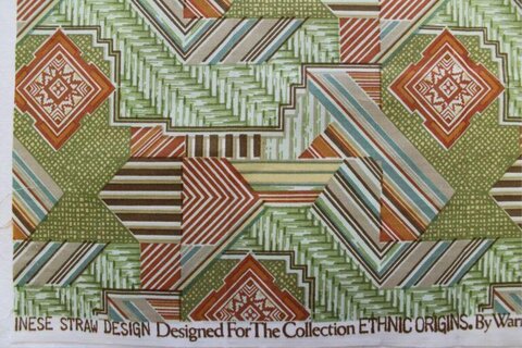 Ethnic Geometric Print Fabric