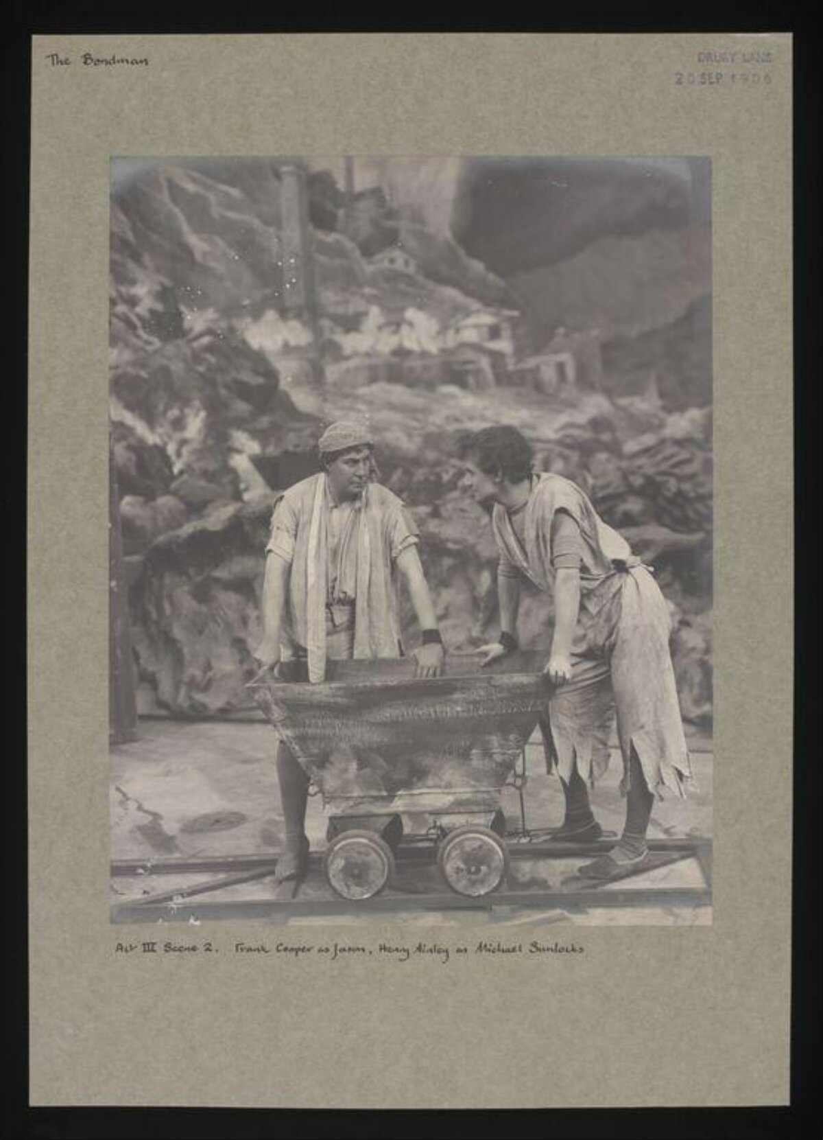 1906 The Bondman Stage Photo