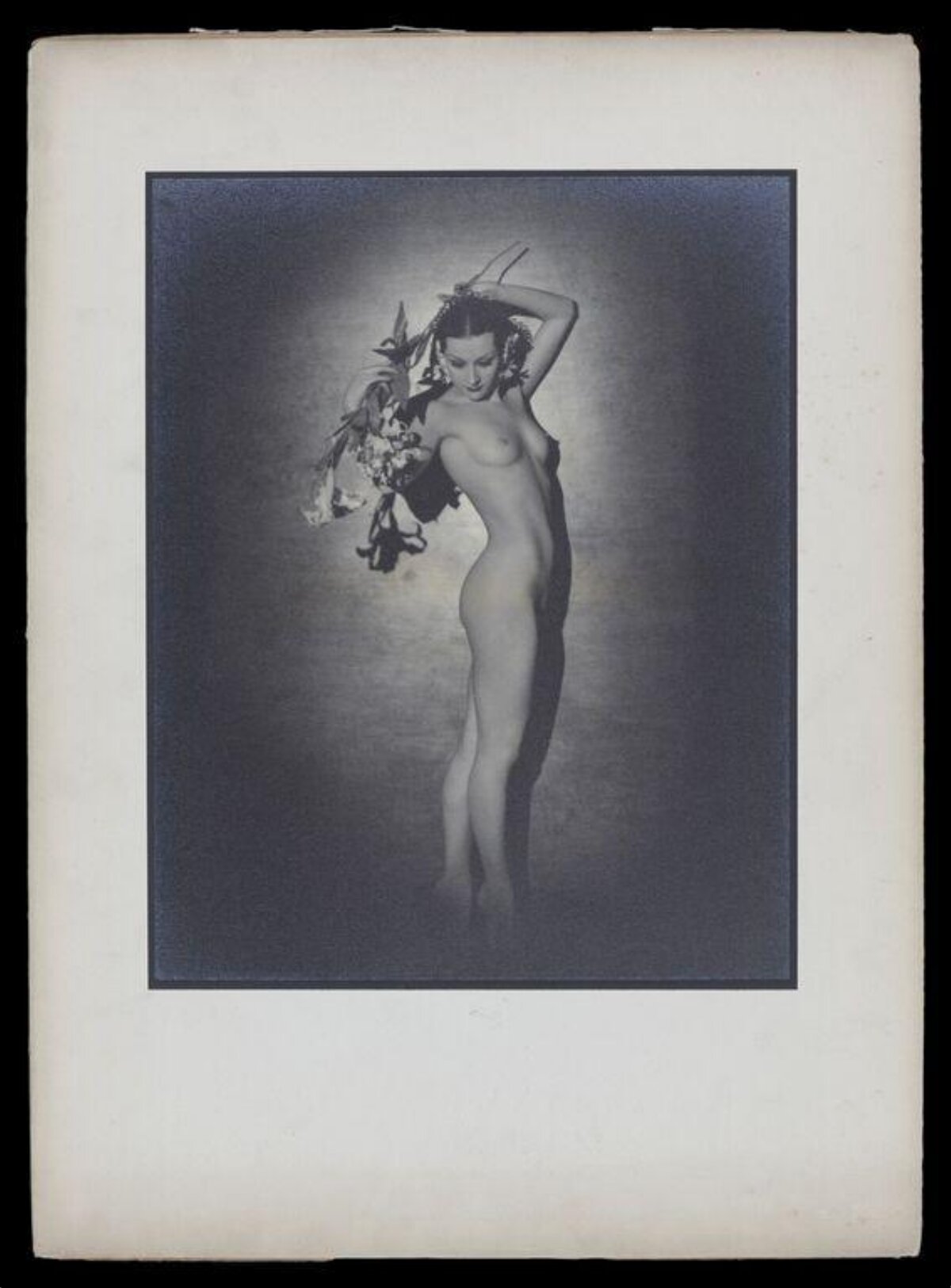 Vintage Nude Female Fine Art Photograph