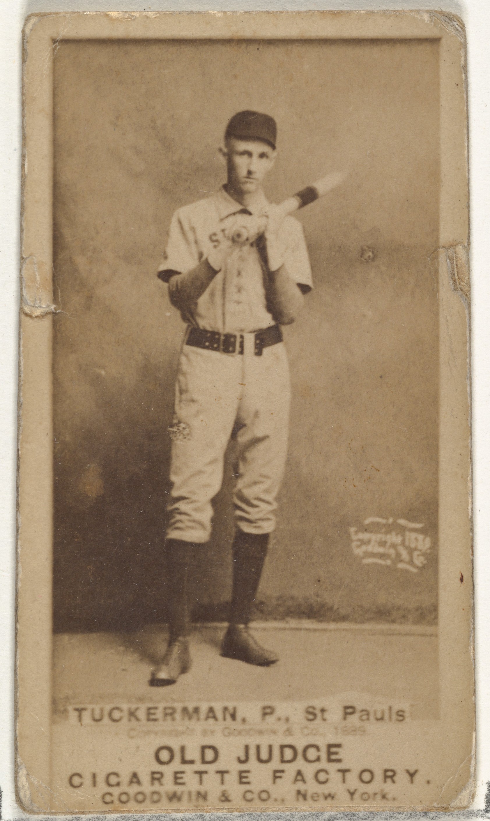1889 Old Judge Baseball Cigarette Card