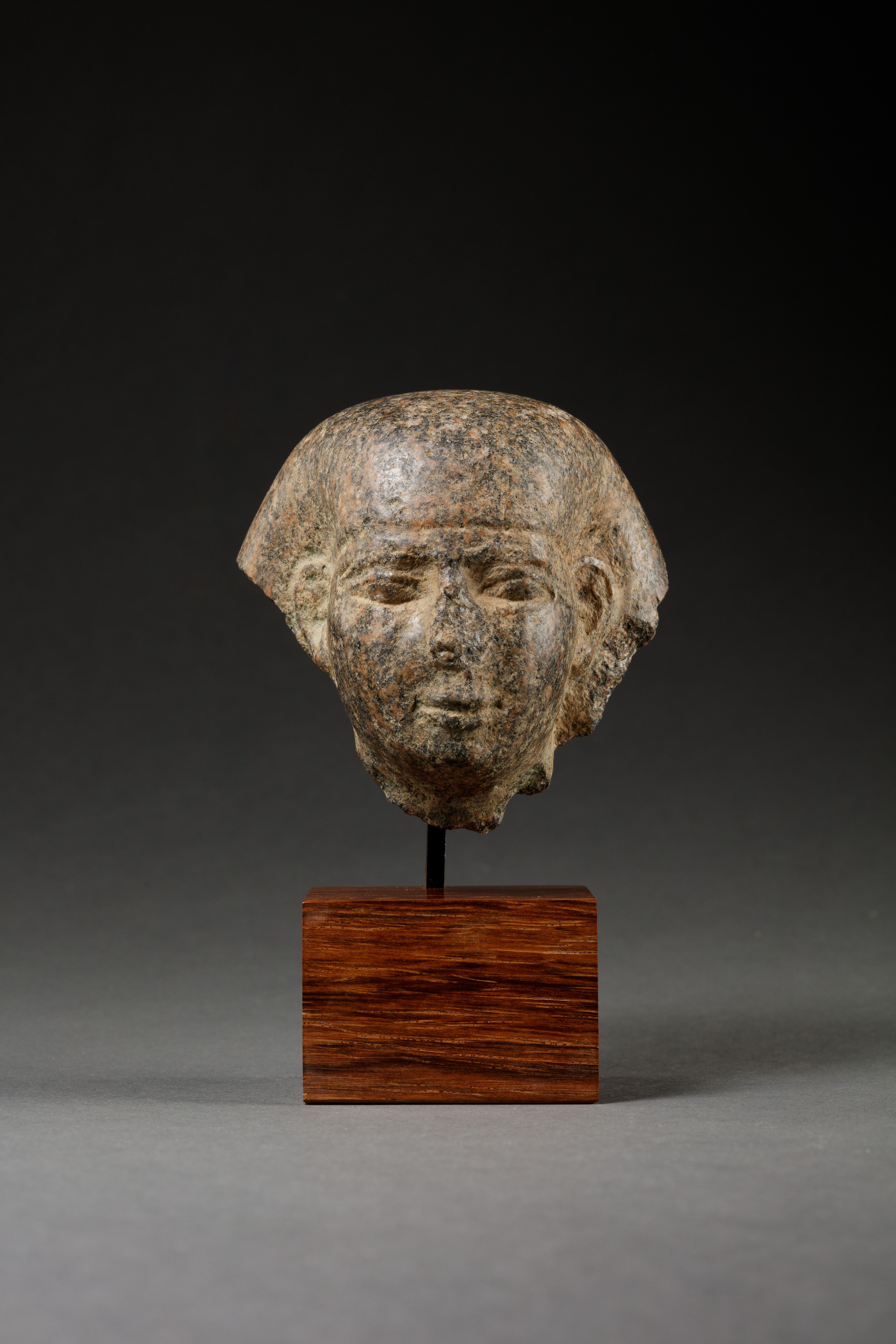 Ancient Egyptian Stone Head Fragment