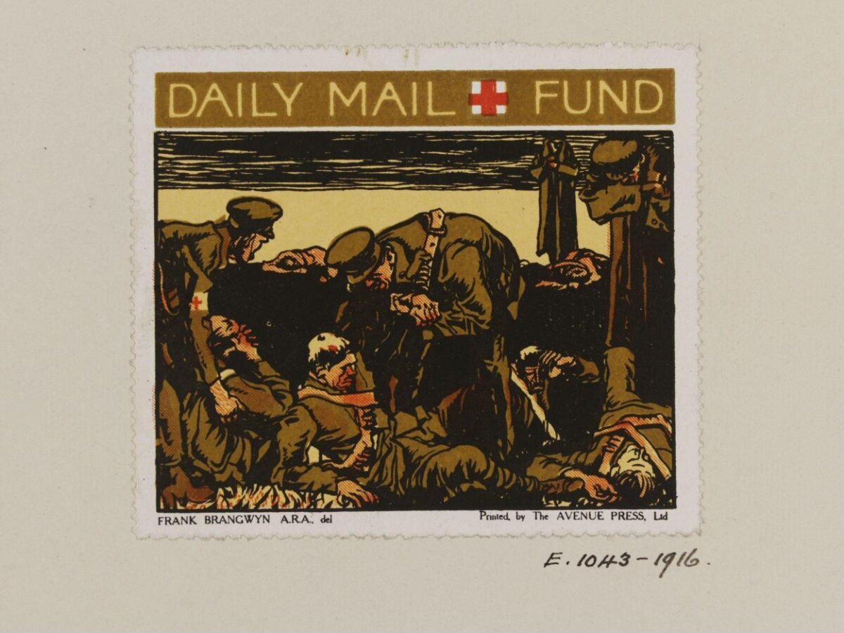 Daily Mail Fund Red Cross Stamp
