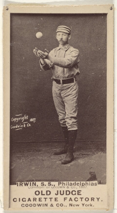 1887 Old Judge Cigarette Baseball Card