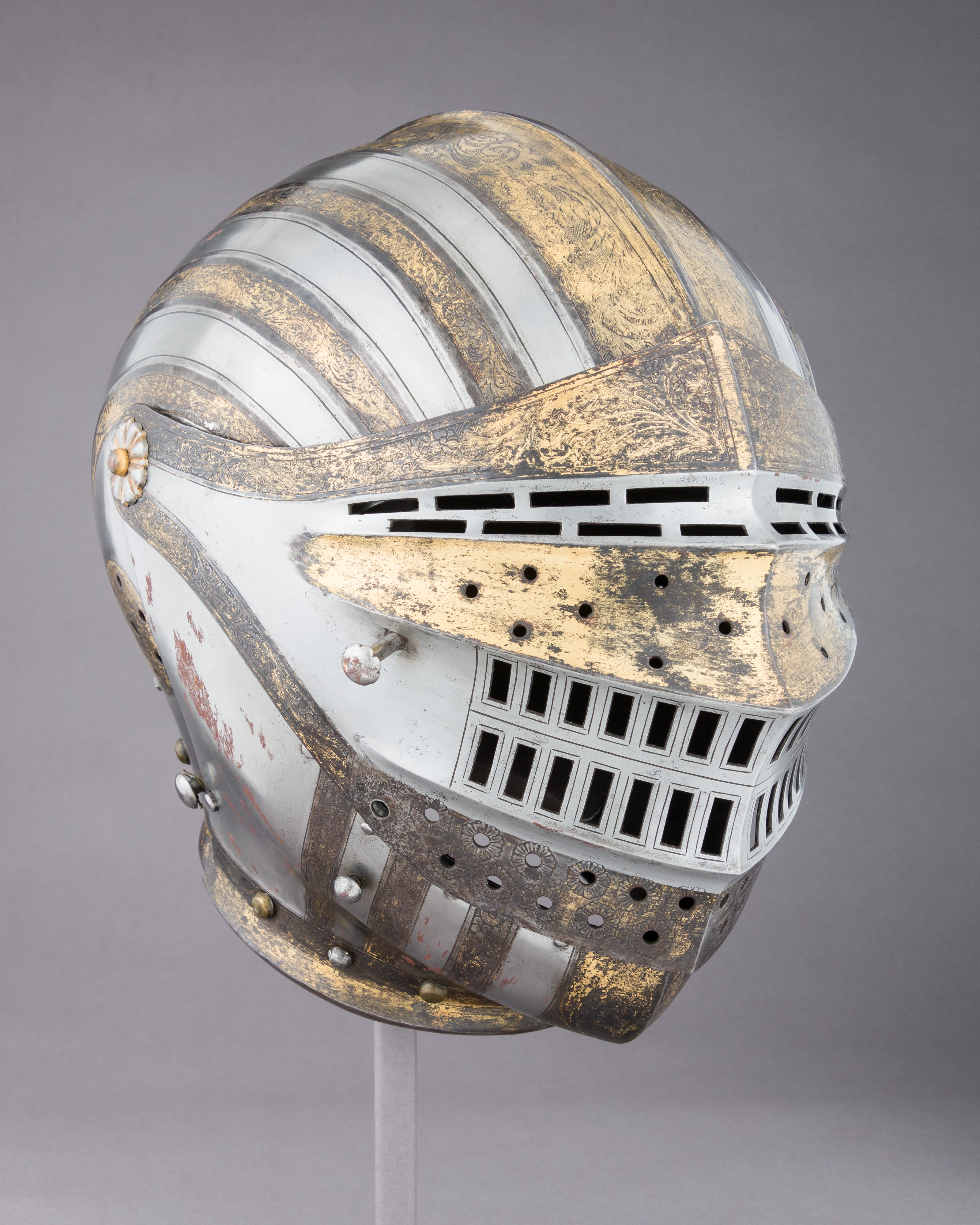 Ornate Medieval Knight's Helmet