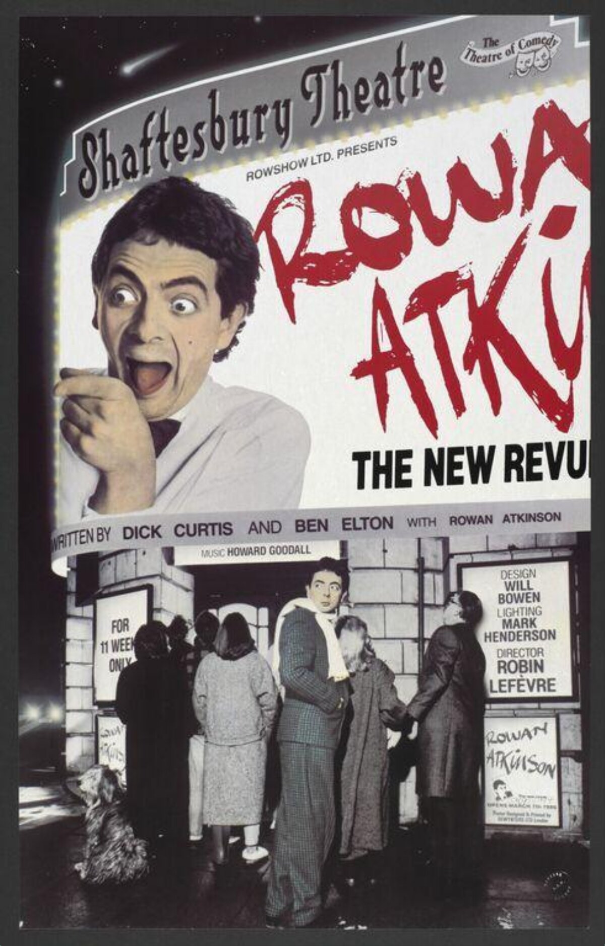 Rowan Atkinson New Revue Theatre Poster