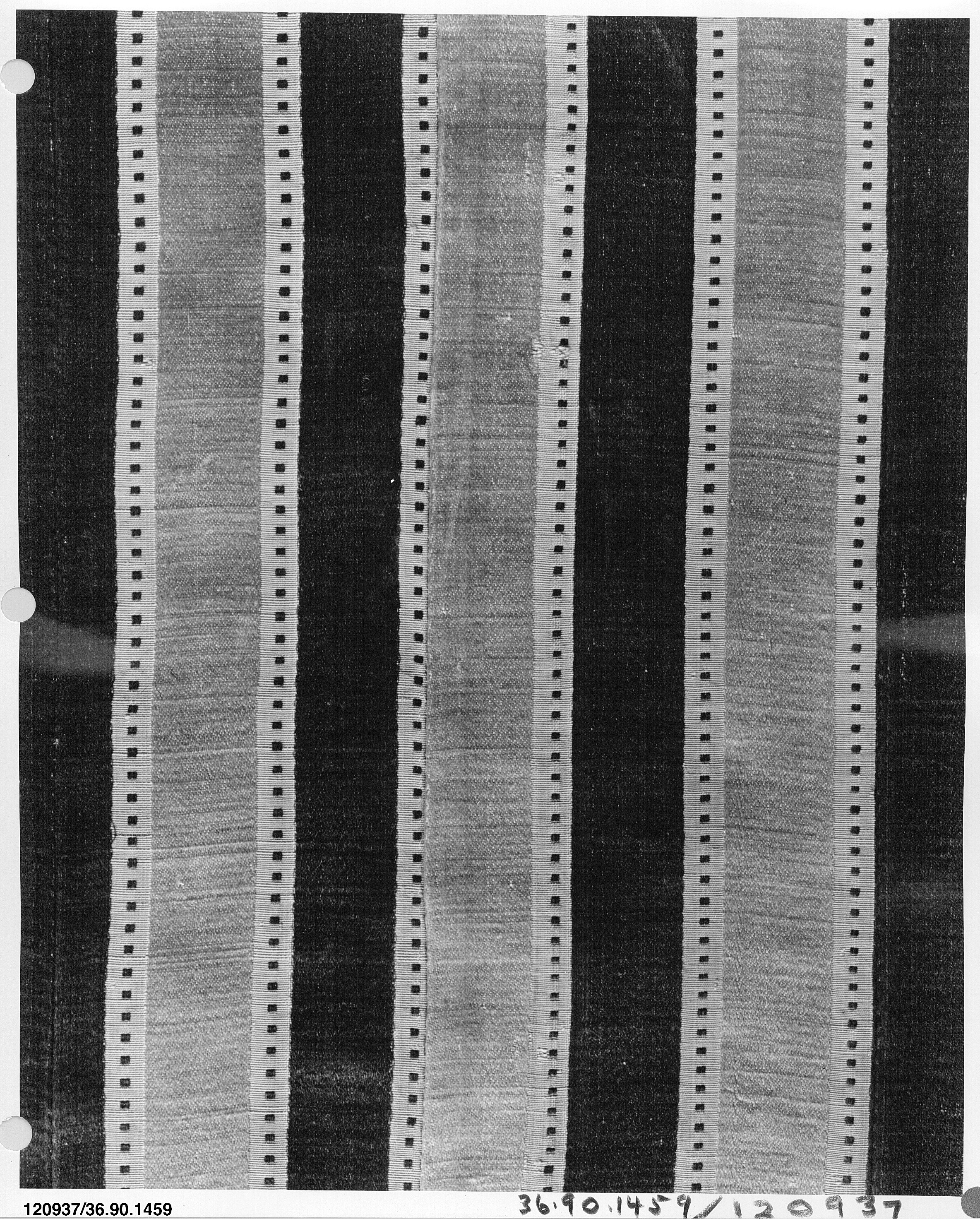 Striped Antique Textile Fragment