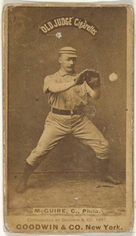 1887 Old Judge Cigarette Baseball Card