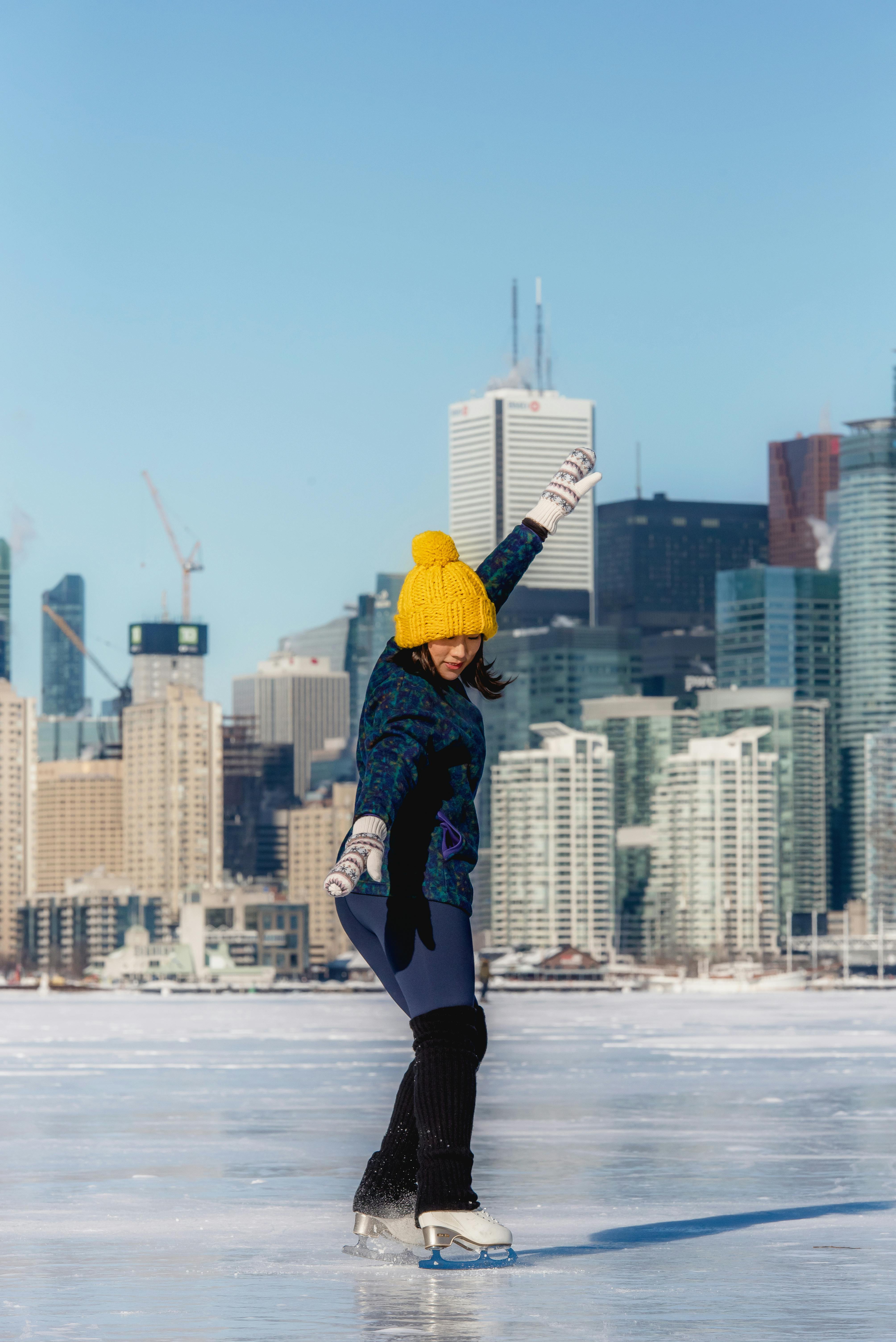 Ice Skating at Toronto Harbour