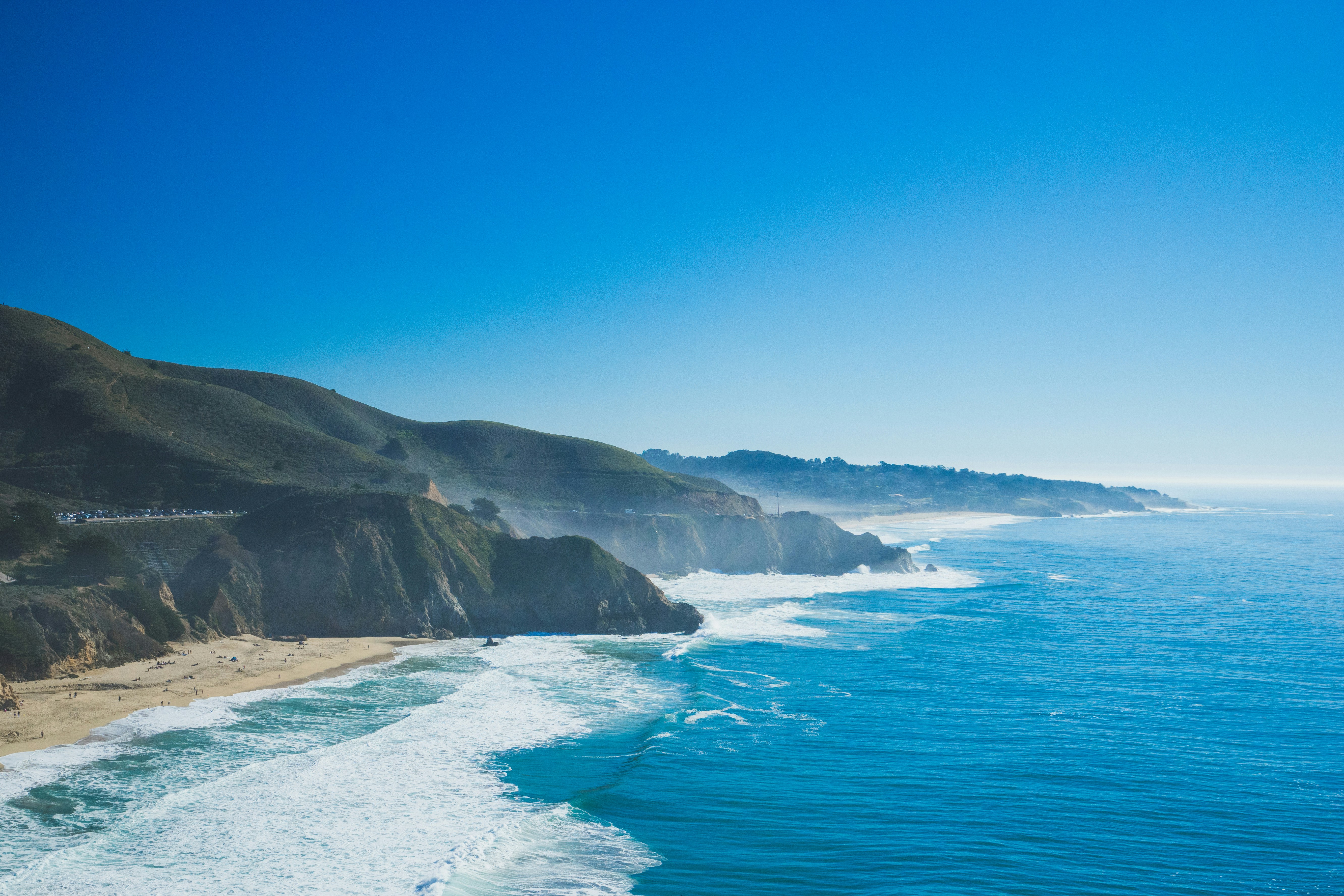 Pacific Coastal Beach View