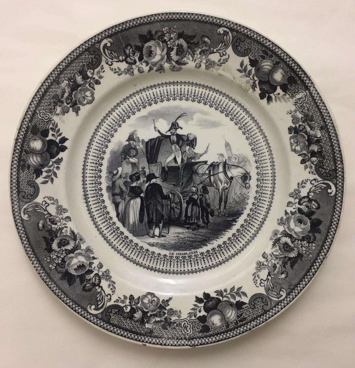 Le Charlatan Transfer Printed Decorative Plate