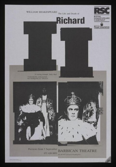 RSC Richard Shakespeare Play Poster