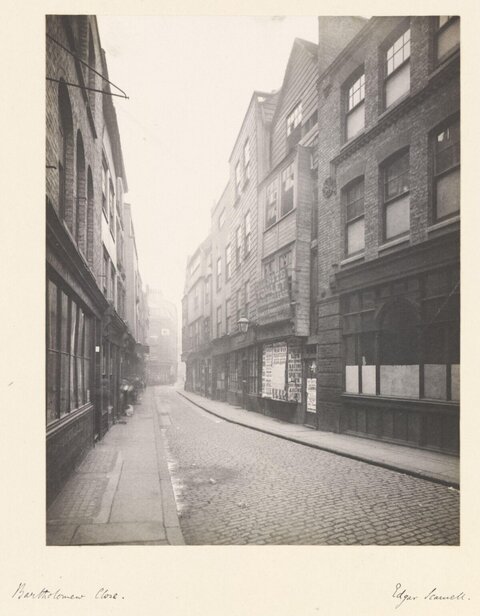 Bartholomew Close Vintage Street View