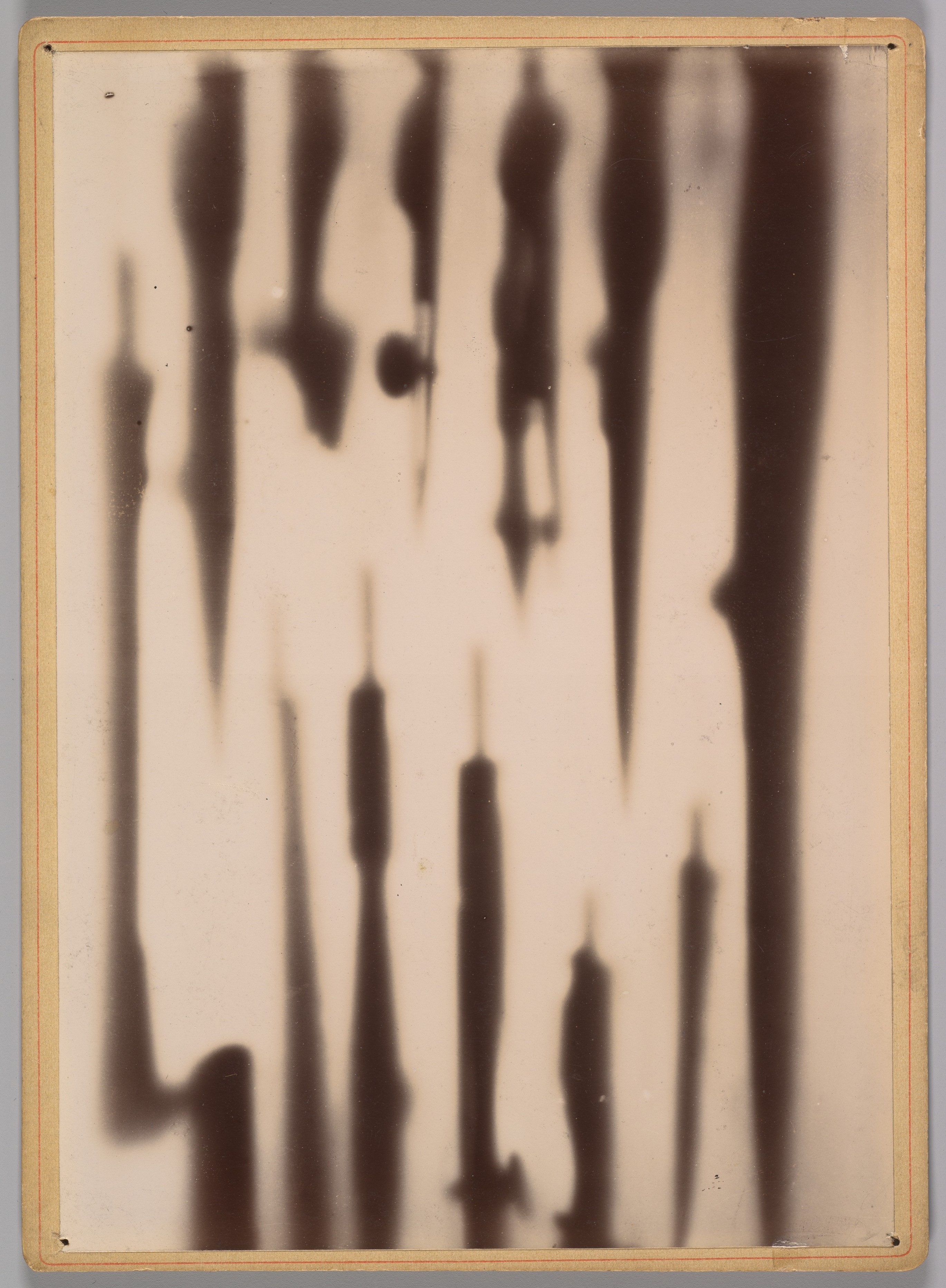 Vintage Abstract Ink Blot Art
