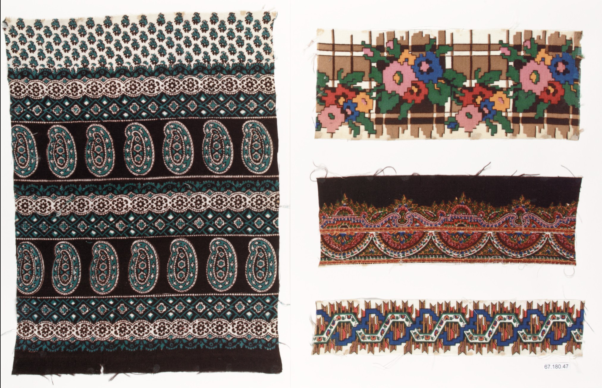 Vintage Printed Textile Swatches