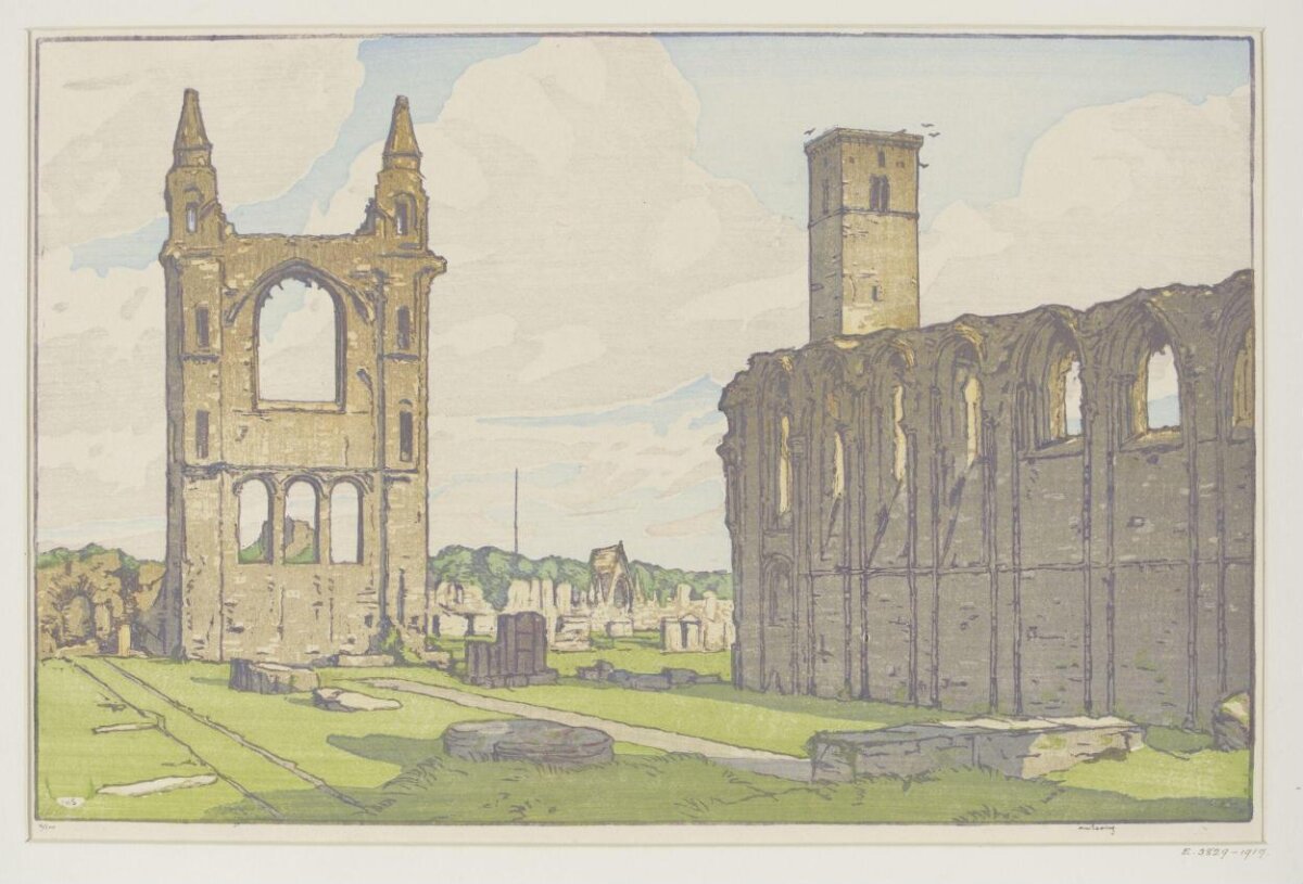 Old Cathedral Stone Ruins