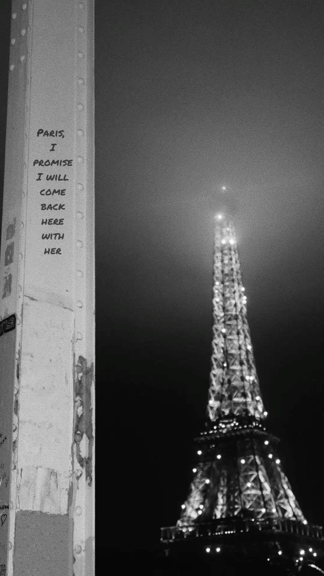 Paris Eiffel Tower Night View
