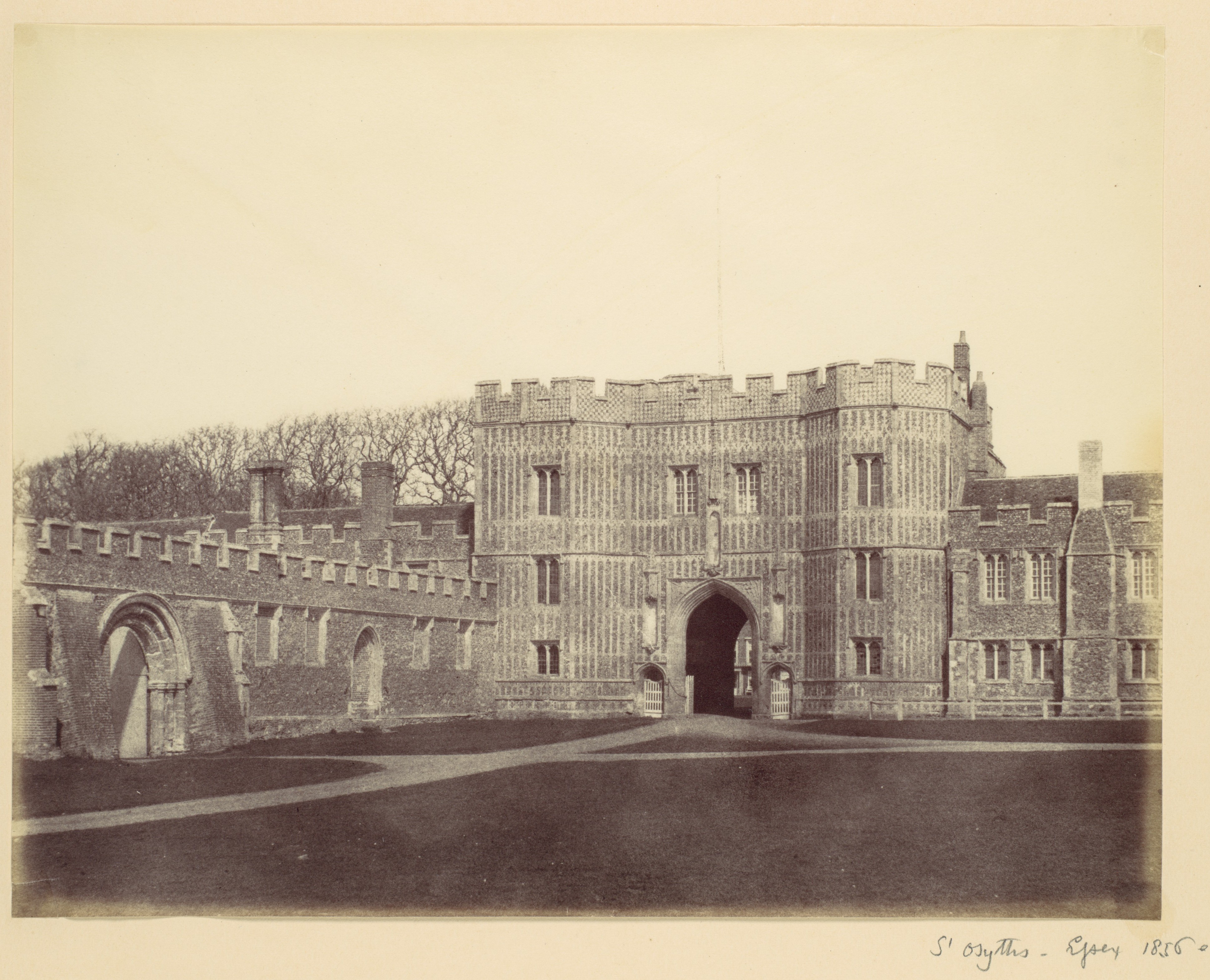 St Osyth Gatehouse Essex 1856