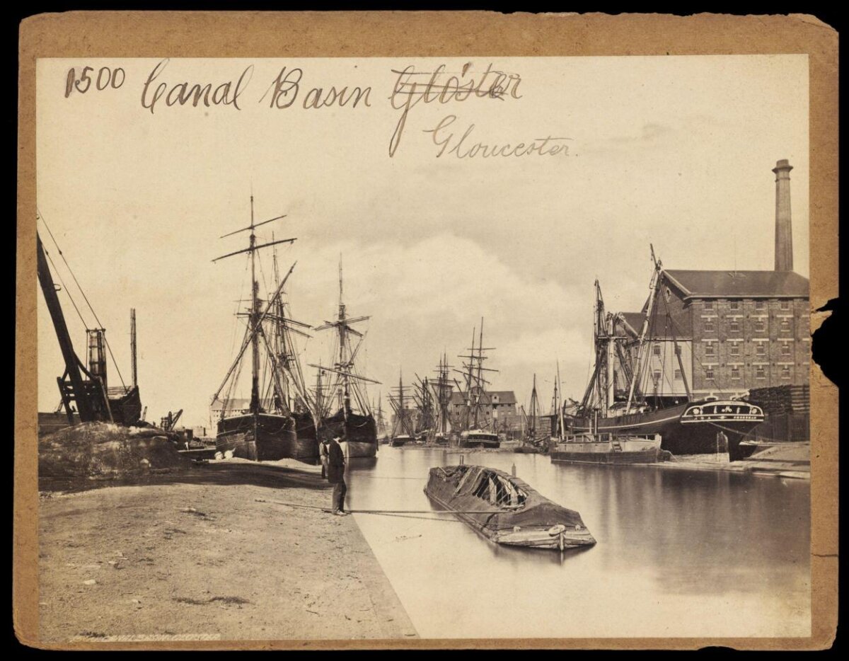 Gloucester Canal Basin Vintage View