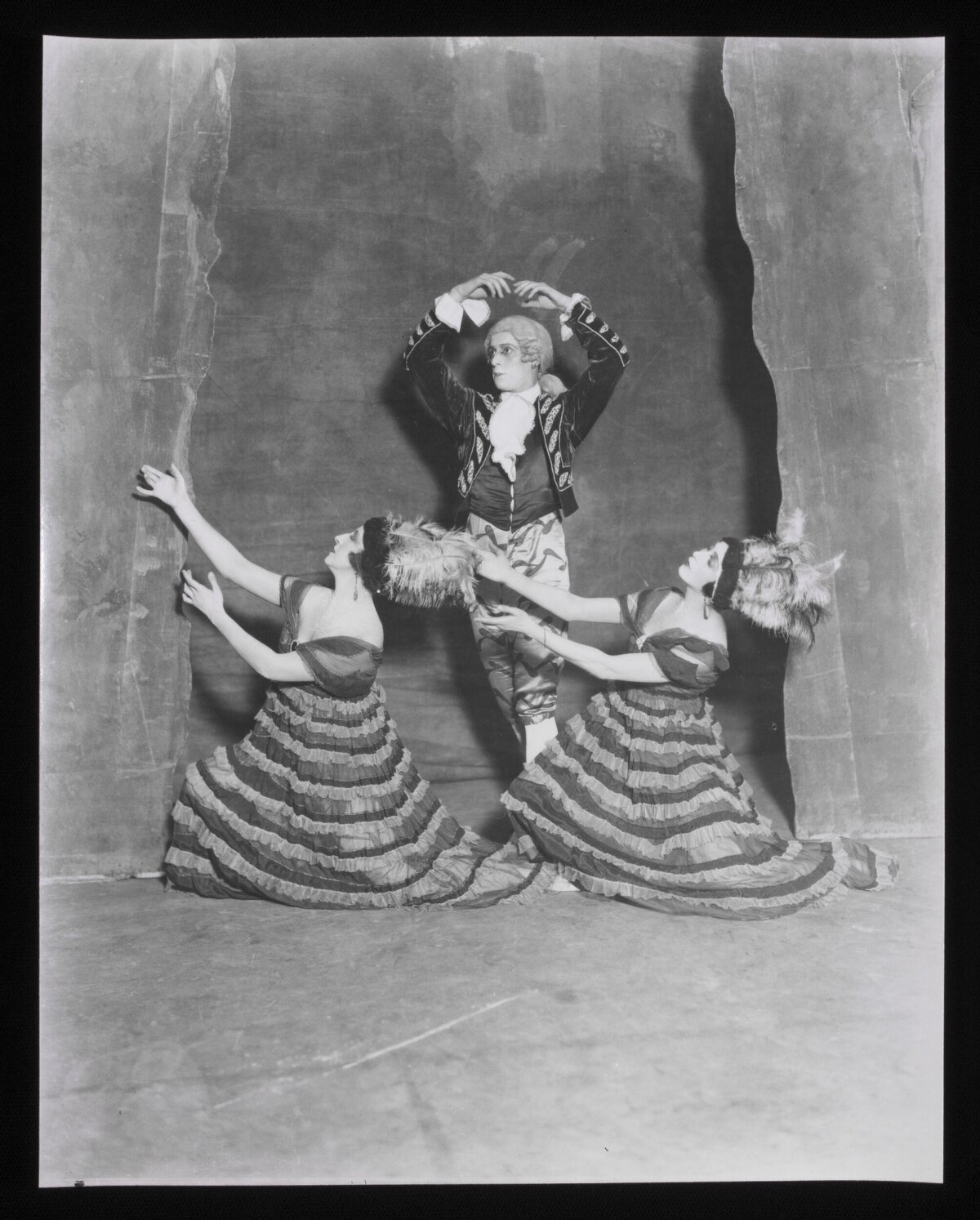 Vintage Stage Ballet Performance Scene