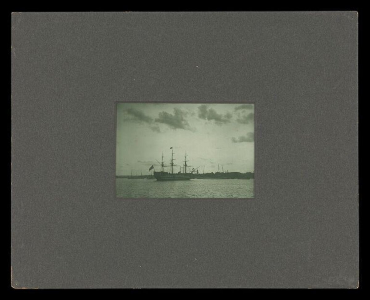 Vintage Sailing Ship on Water