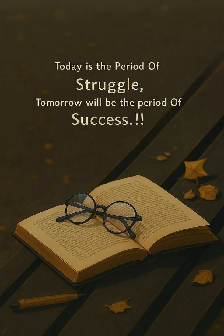 Motivational Quote on Struggle and Success