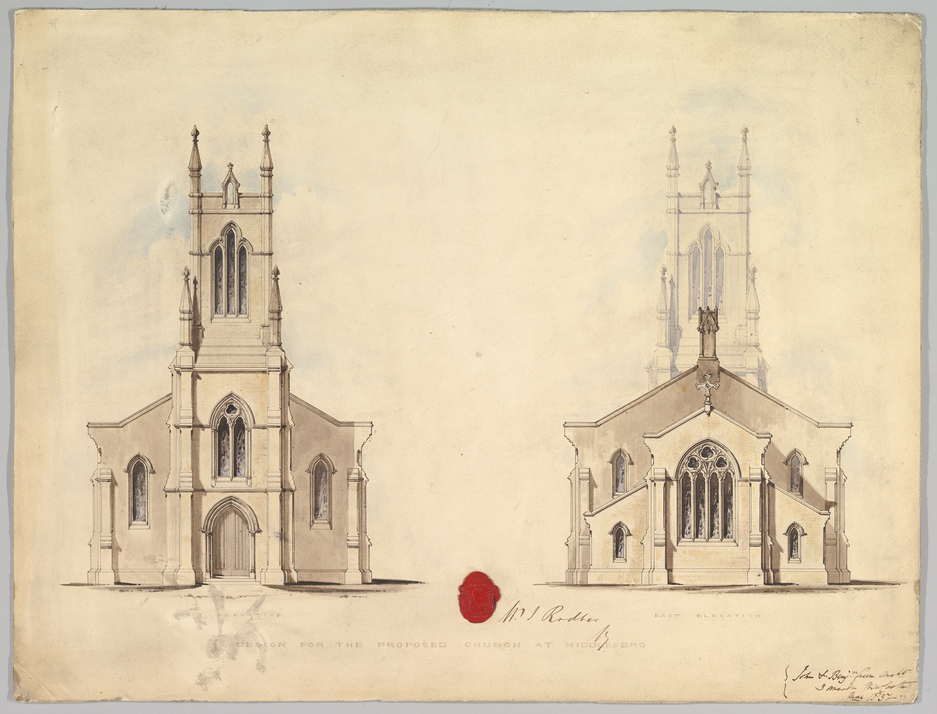 Proposed Church Architectural Design Drawing