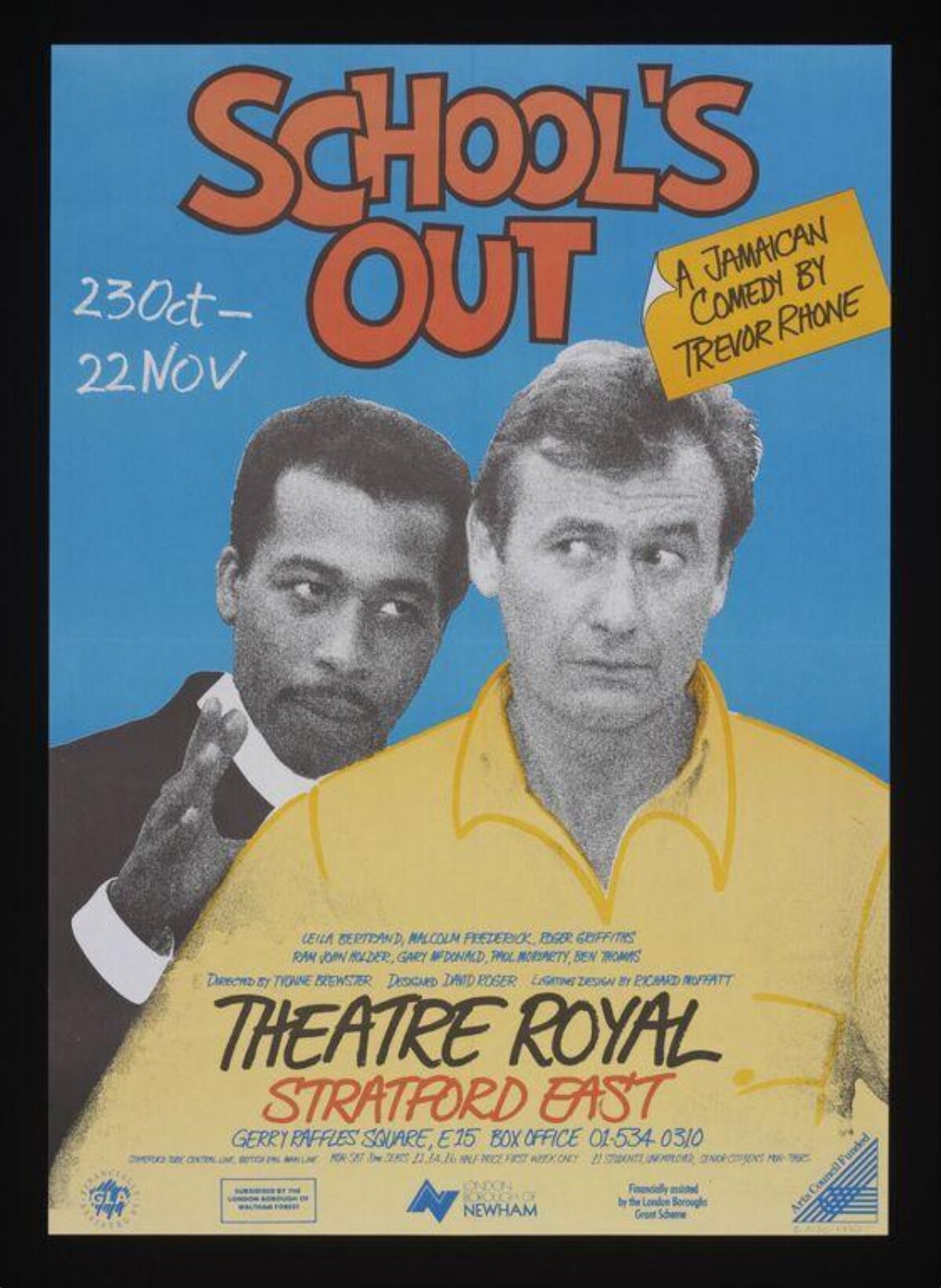 School's Out Theatre Play Poster