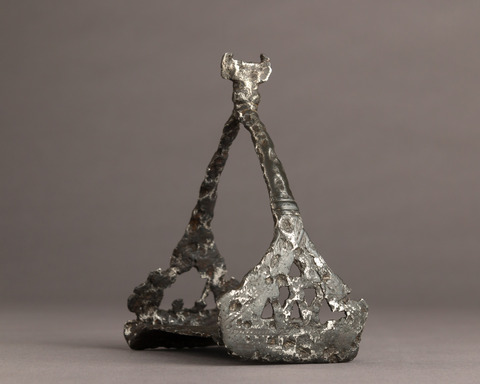 Ancient Openwork Iron Stirrup