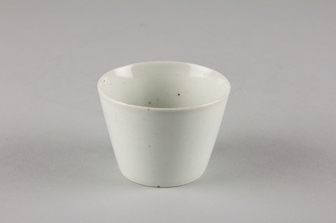 Plain White Ceramic Cup