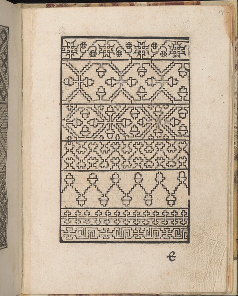 Vintage Geometric Pattern Page
