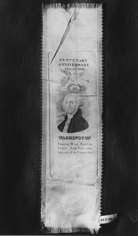 1832 Washington Centenary Commemorative Ribbon