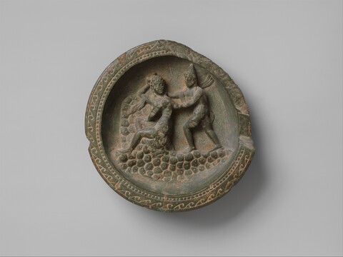 Ancient Carved Stone Relief Disk