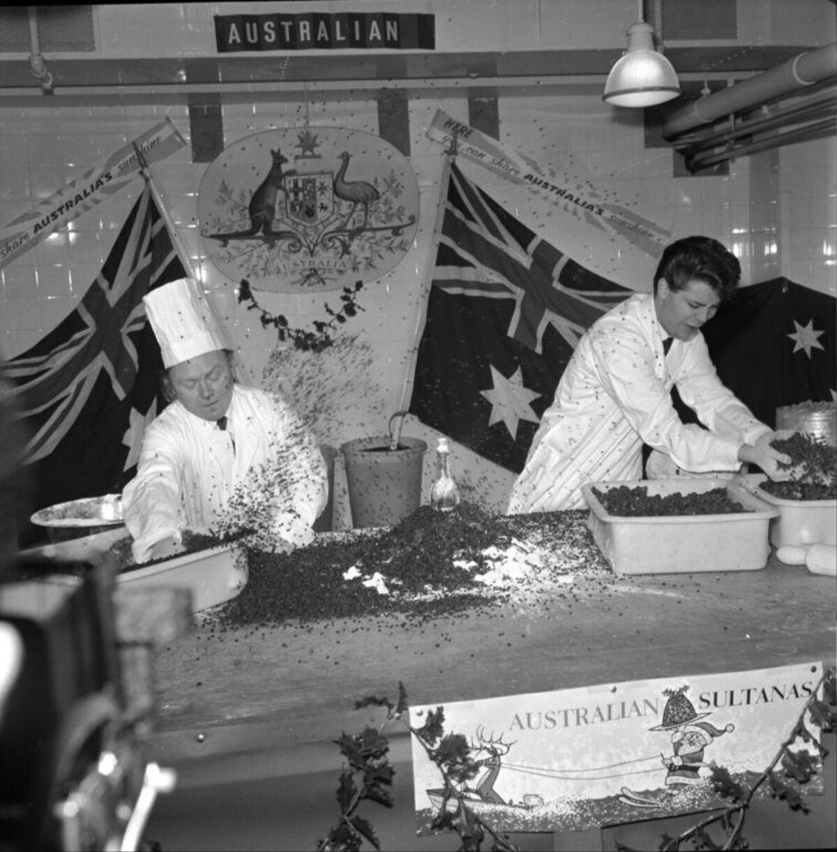 Two Chefs Processing Australian Sultanas