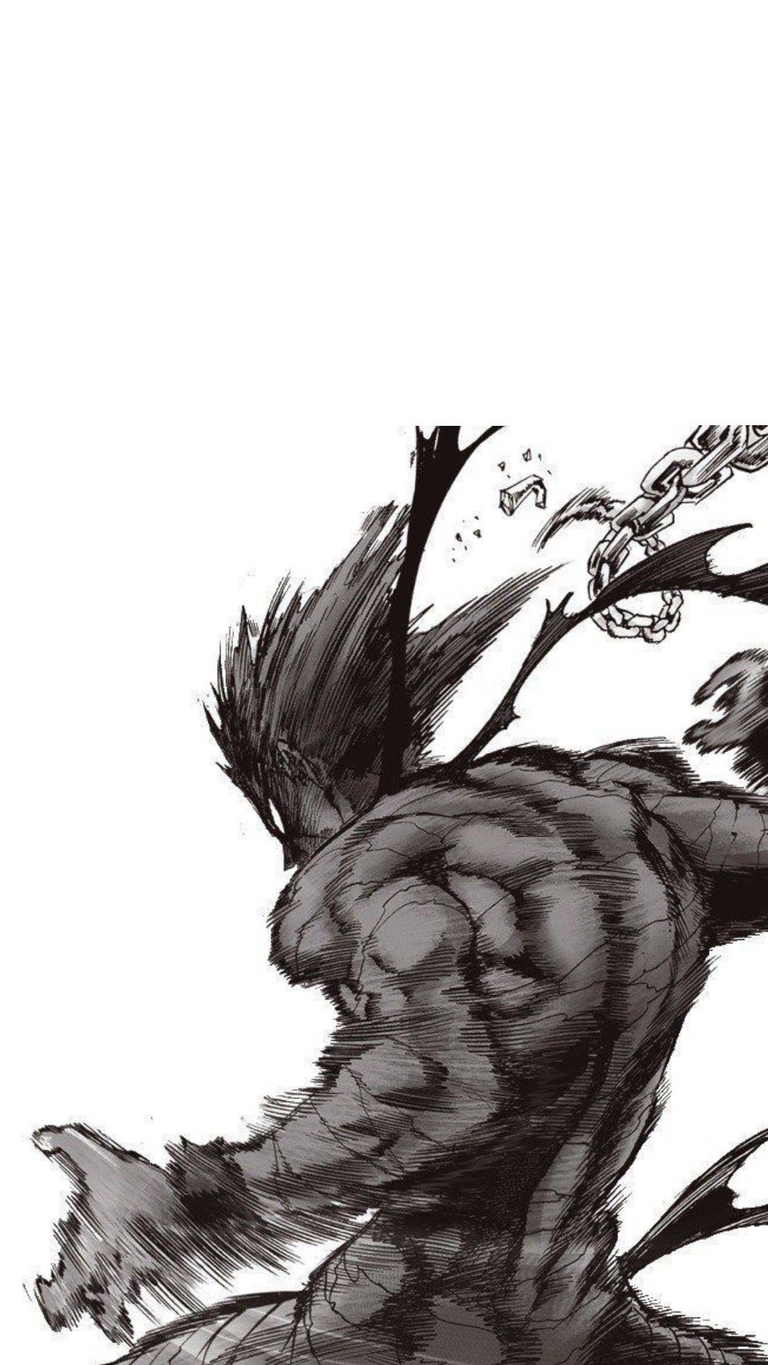 Muscular Monster Character Breaking Chains