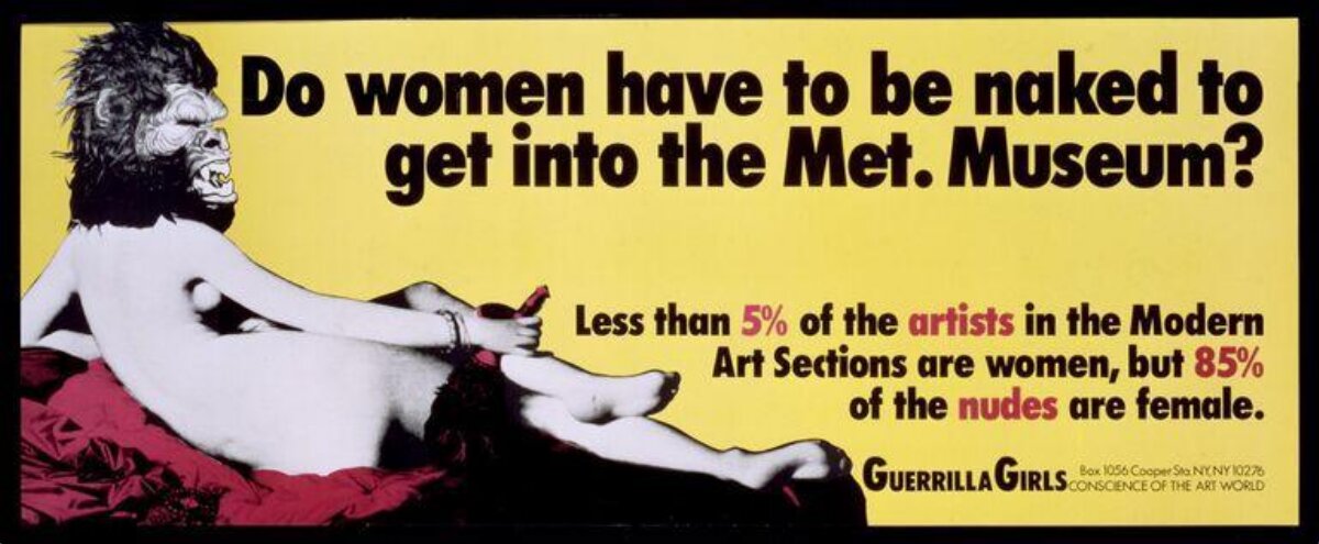 Guerrilla Girls Protest Art Poster