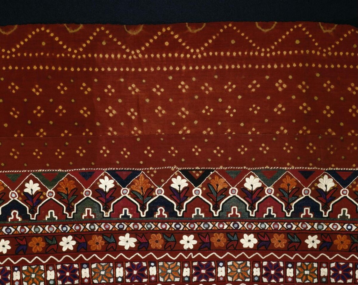 Traditional Embroidered Textile Border