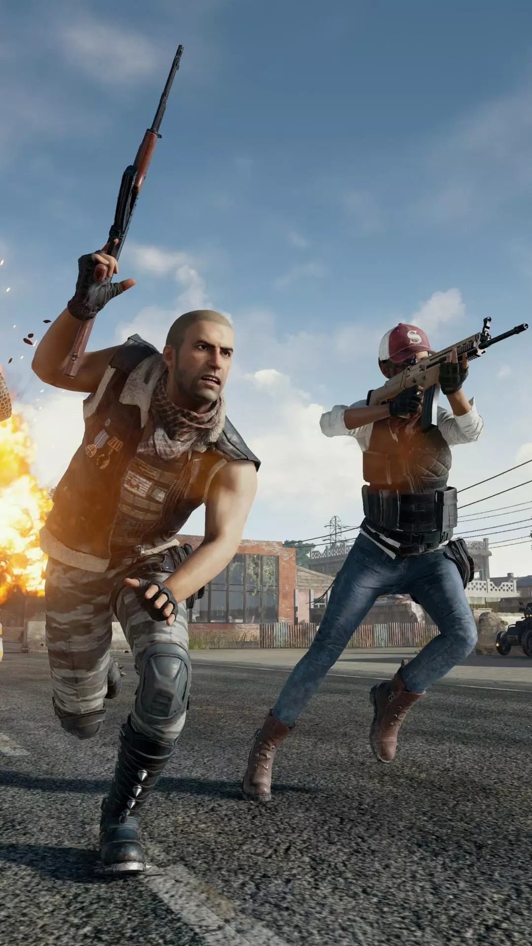 PUBG Characters in Combat