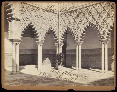 Alcazar Courtyard in Seville