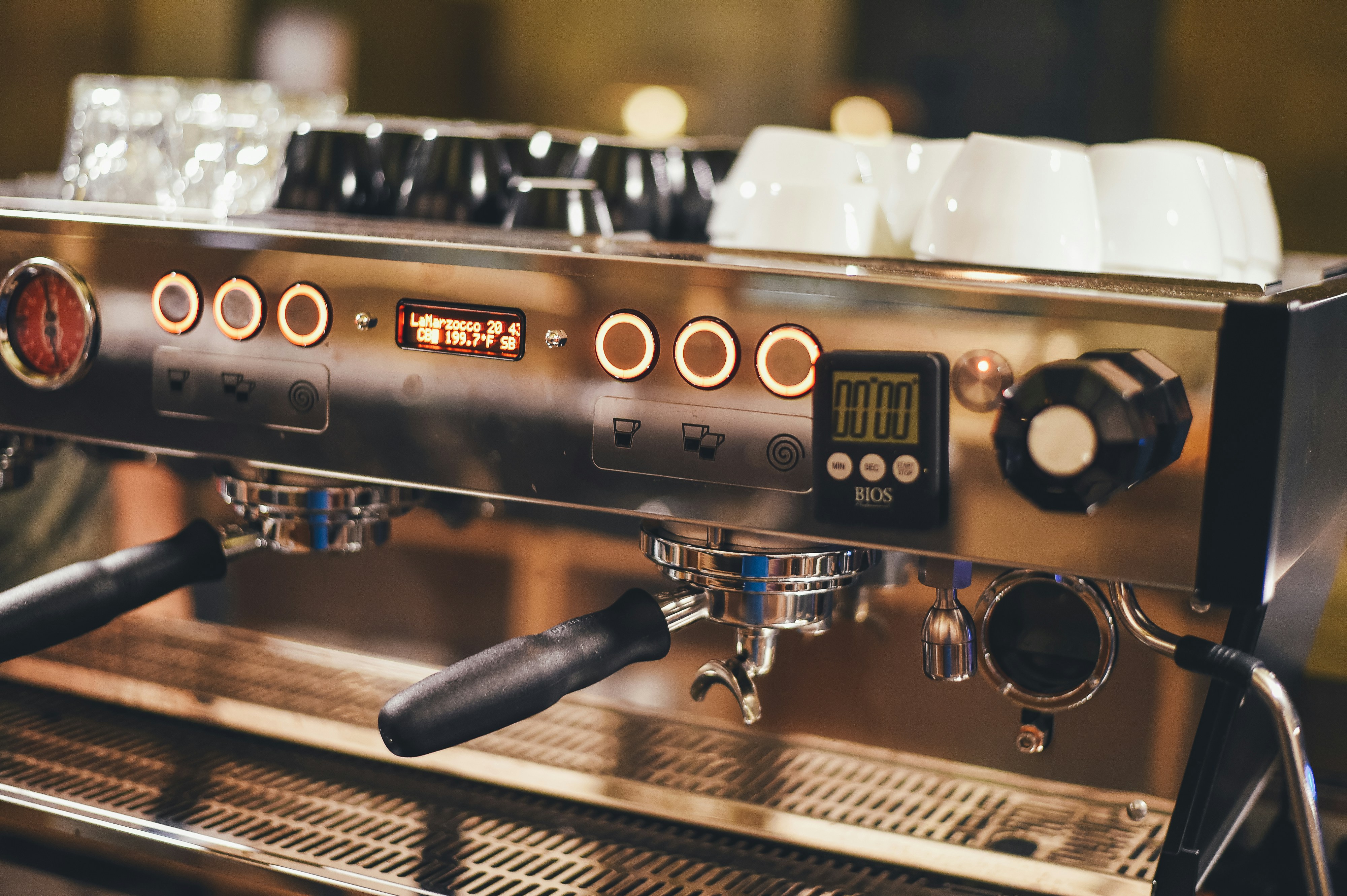 Commercial Dual-group Espresso Machine