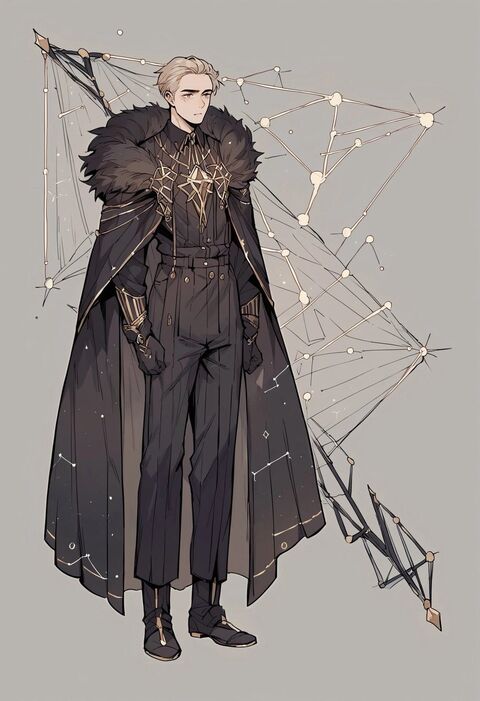 Blonde Fantasy Knight Illustration
