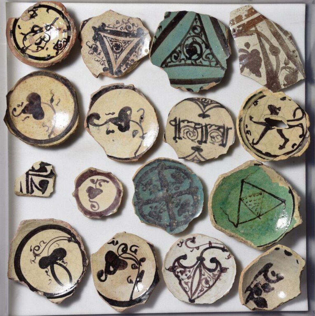 Collection of Ancient Painted Ceramic Shards