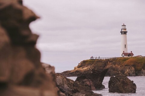 Coastal Cliffside Lighthouse
