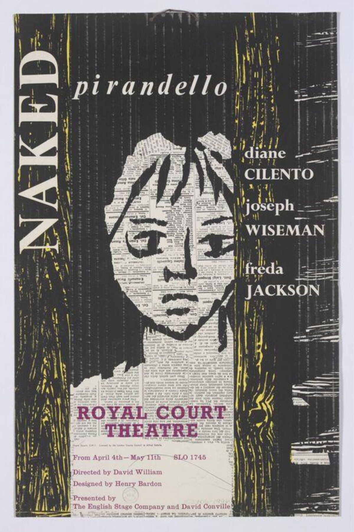 Naked by Pirandello Theatre Poster