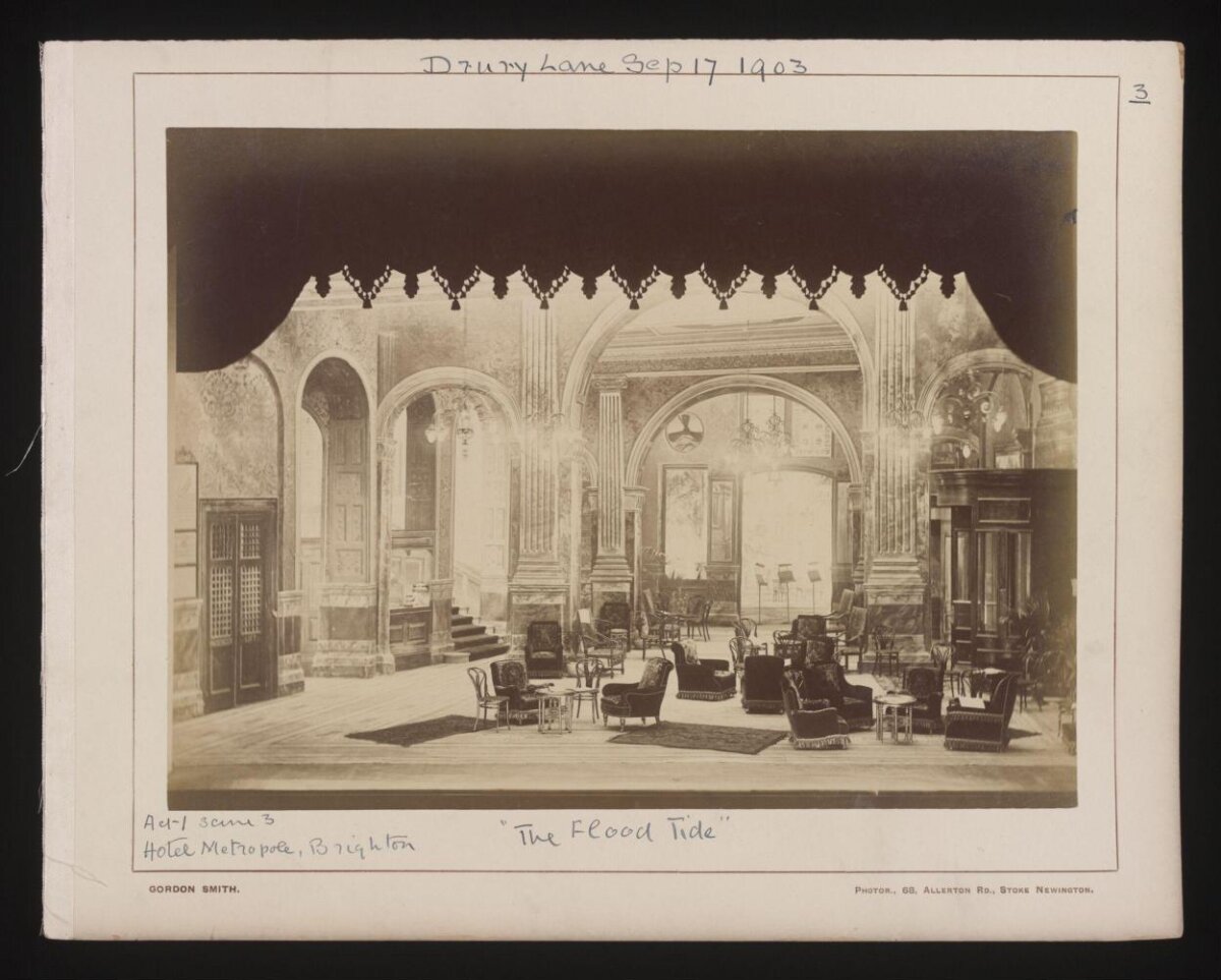 1903 The Flood Tide Theatre Stage Set