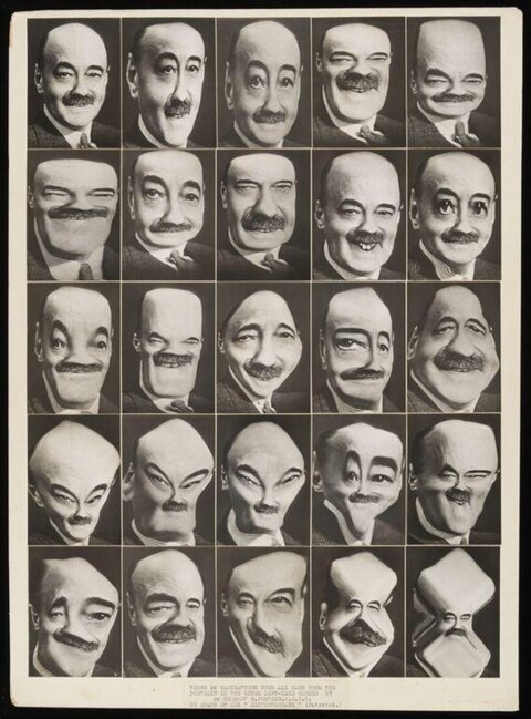 25 Distorted Caricatures of the Same Man