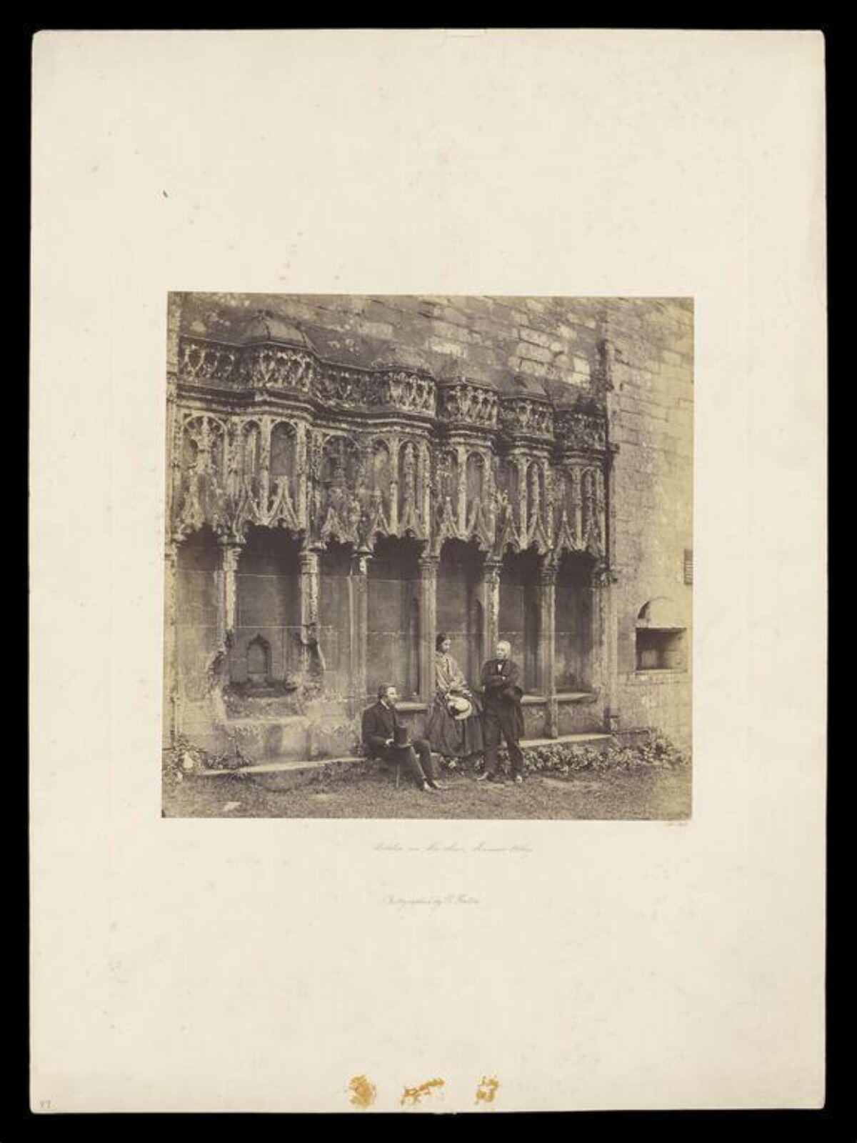 Three People at Newstead Abbey Stalls